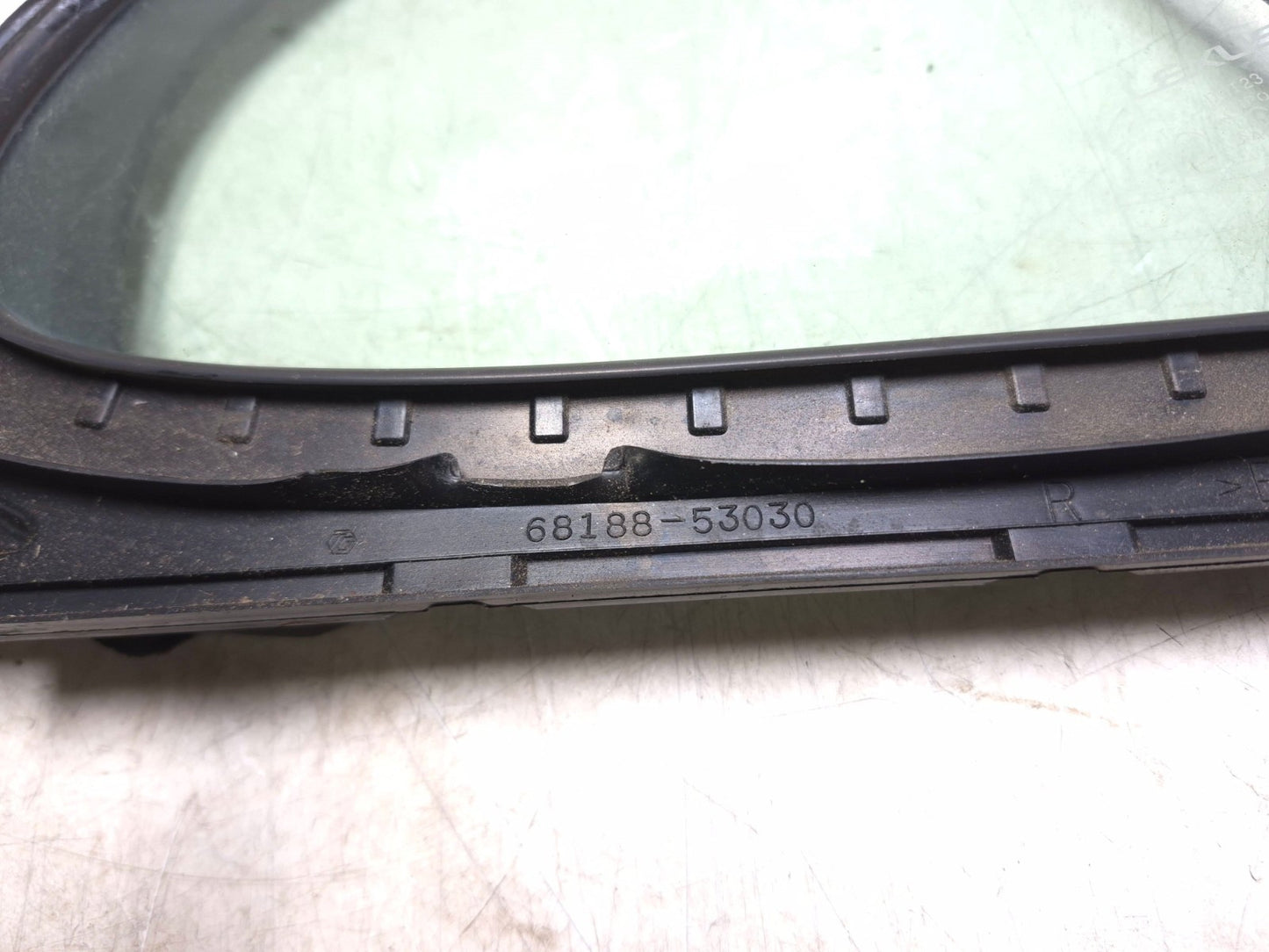 2009 Lexus IS250 Rear Door Quarter Window Glass Right Passenger Side OEM