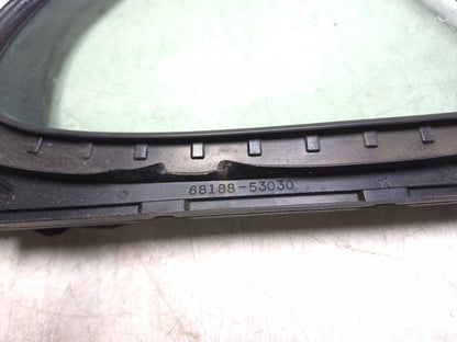 2009 Lexus IS250 Rear Door Quarter Window Glass Right Passenger Side OEM
