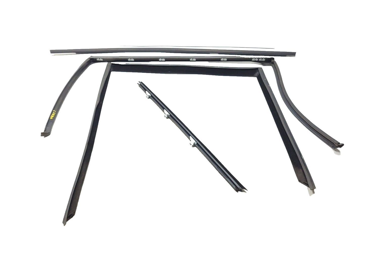 07-13 BMW E70 X5 Door Window Chanel Trim & Seal Rear Passenger Side Rh 4pcs OEM