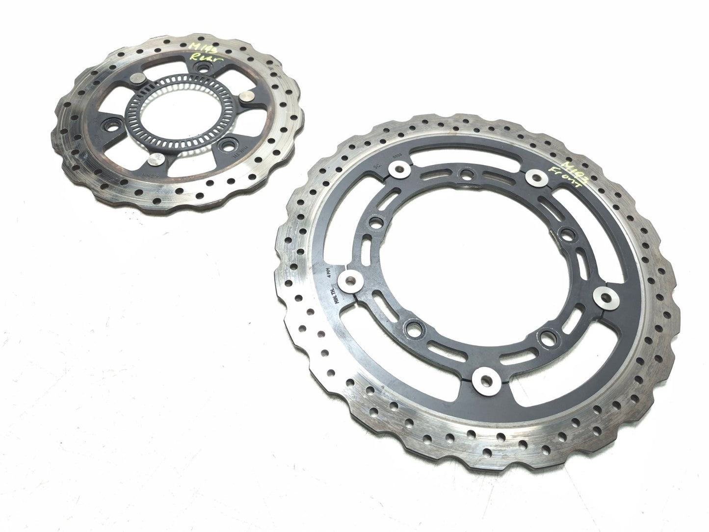 2019 Kawasaki Z400 Er400 Brake Disc Rotor Front & Rear Pair OEM