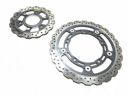 2019 Kawasaki Z400 Er400 Brake Disc Rotor Front & Rear Pair OEM