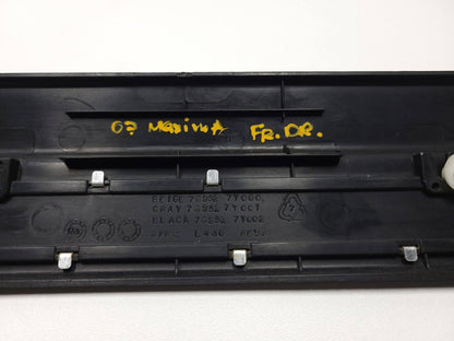 04 05 06 07 08 Maxima Front Left Driver Interior Scuff Plate Trim OEM