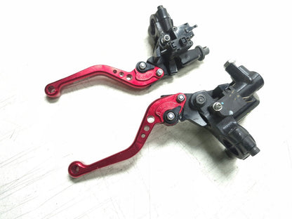 2019 Kawasaki Z400 Er400d Front Brake Master Cylinder & Clutch Lever Pair OEM