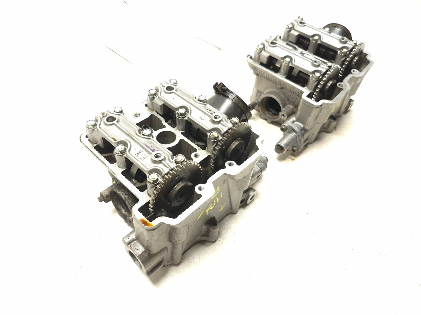 2003 Suzuki Sv650 Engine Cylinder Head Front & Rear Pair OEM