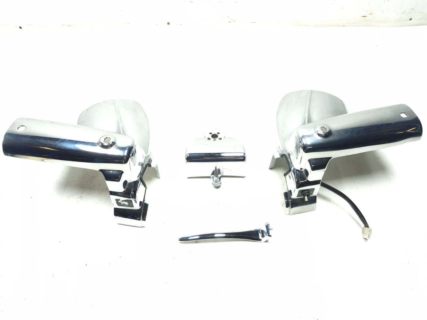 2002 Harley Davidson Touring Road King Headlight & Handlebar Cover 3 Pcs OEM