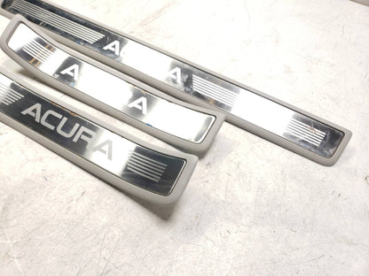 2009 - 2014 Acura Tsx Door Sill Scuff Plate Trim Panel Front & Rear 3pcs  OEM