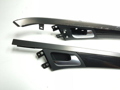 2008 Acura Tl Type-s Interior Door Handle W/ Molding Trim 3pcs OEM