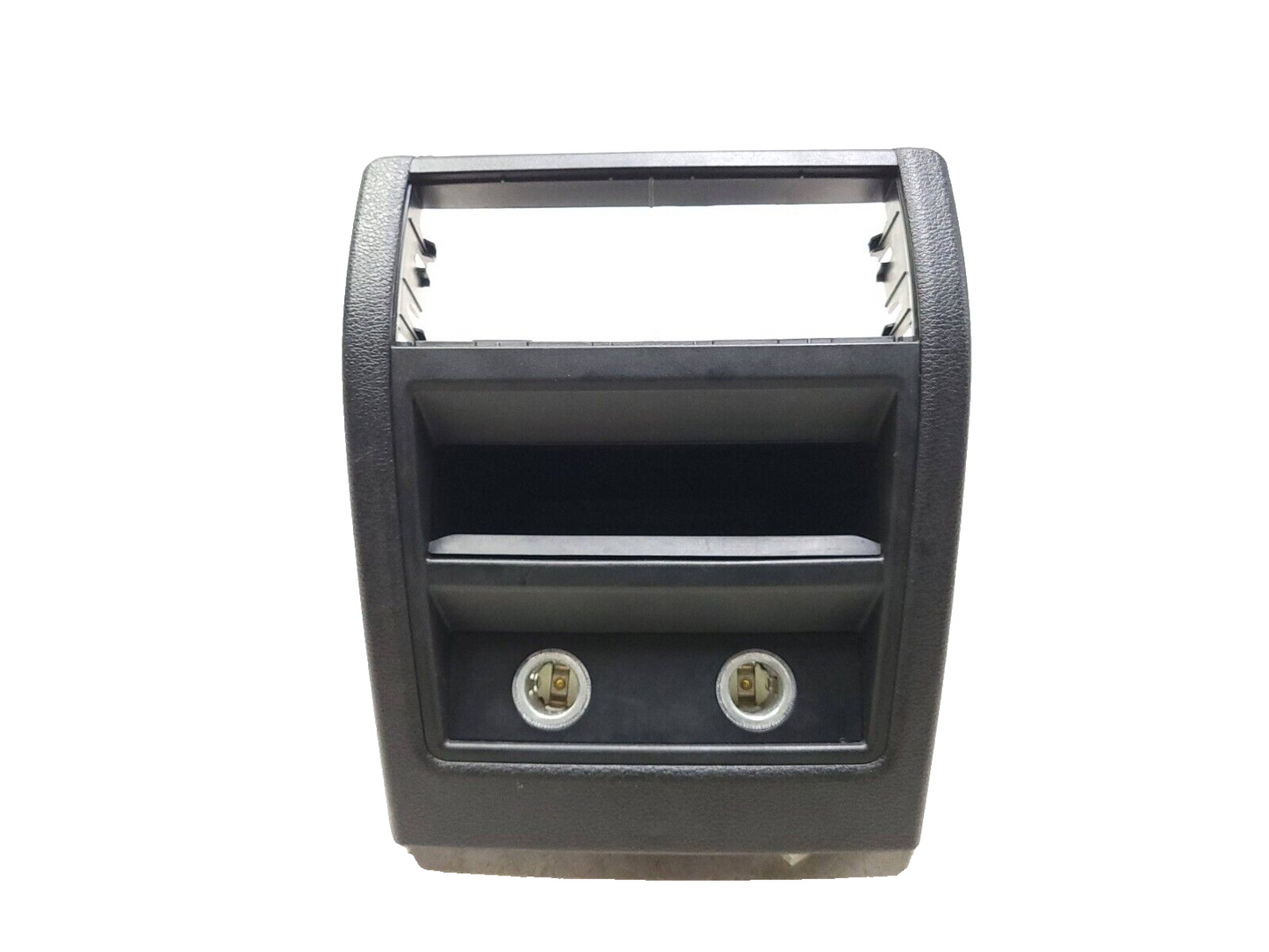 14-18 BMW X5 F15 Center Console Trim Rear W/ 12v Socket OEM