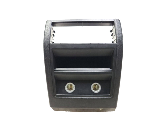 14-18 BMW X5 F15 Center Console Trim Rear W/ 12v Socket OEM