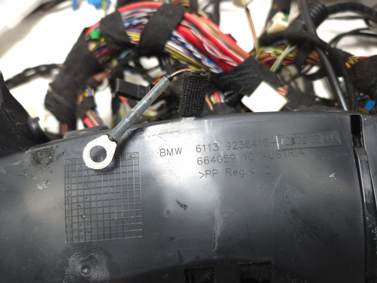 2013 BMW 328i F30 Main Body Wire Harness W/ Fuse Box OEM