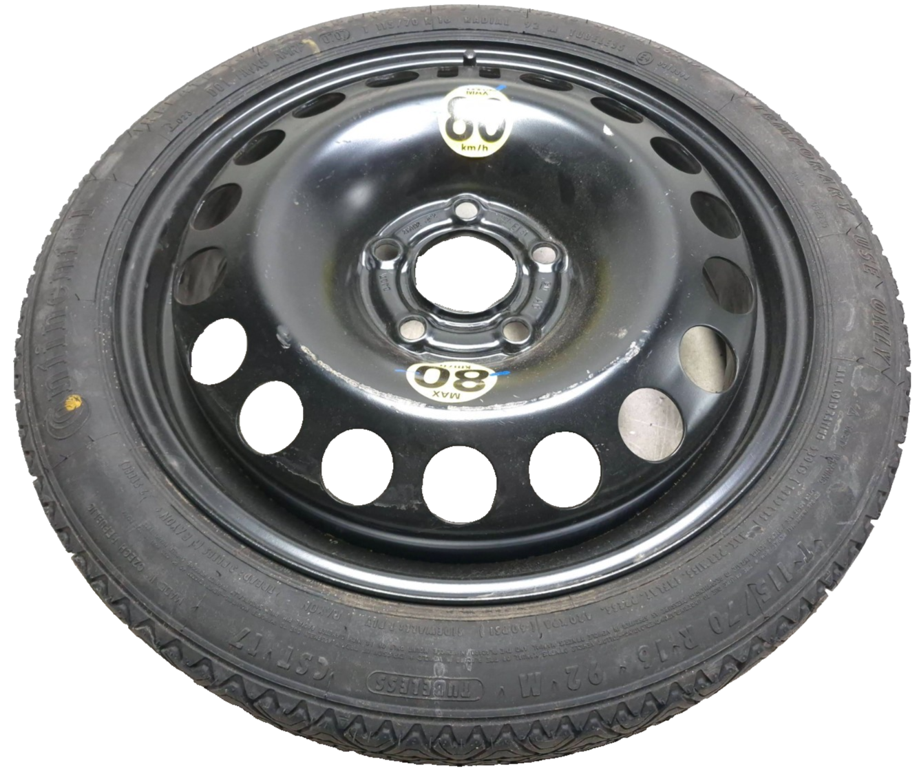 2007 Saab 9-5 Aero Spare Tire Wheel W/ Tyre OEM