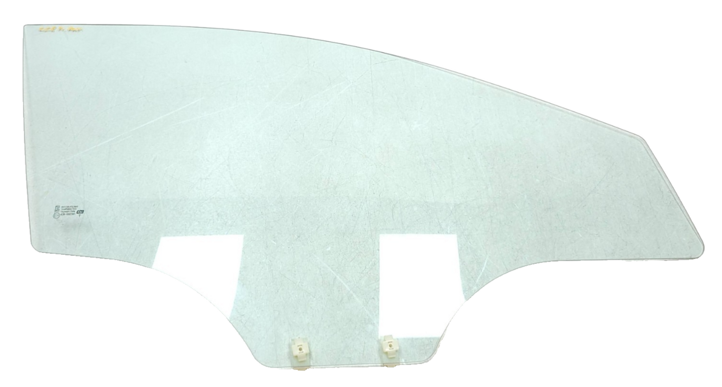 12-17 Hyundai Accent Front Pass Side Right Door Window Glass Without Solar OEM