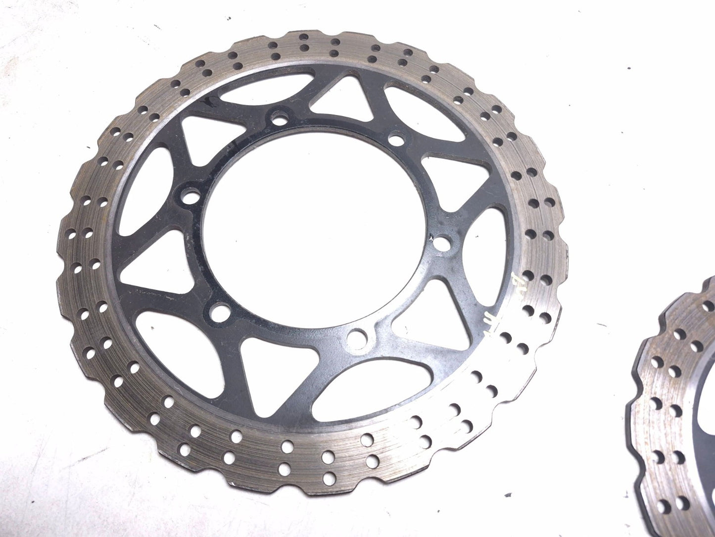 2008 Kawasaki Ninja 250r Ex250j Brake Disc Rotor Front & Rear Pair OEM