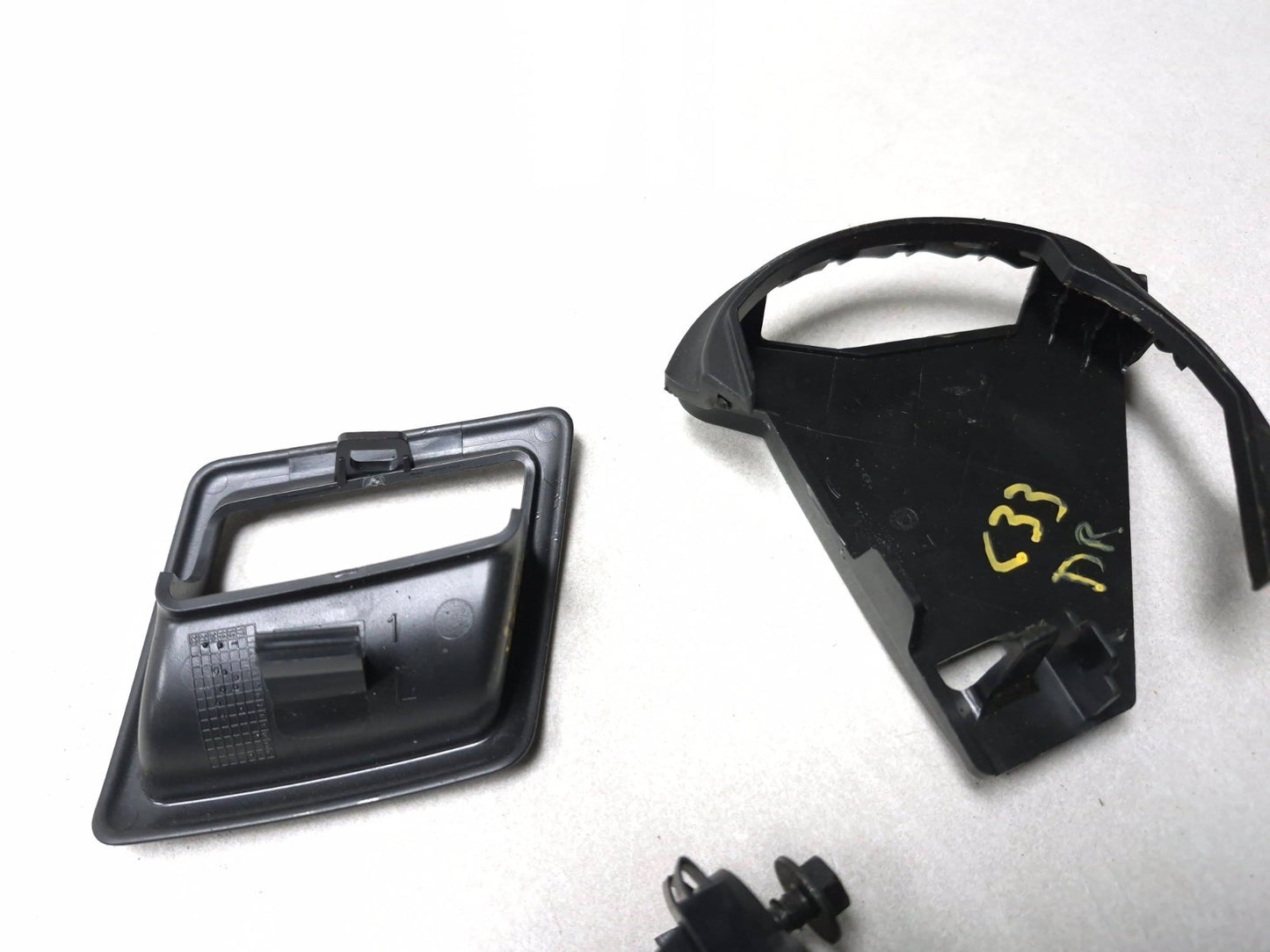 2021 Tesla Model 3 Left Driver Seat Belt Cover Trim Set OEM