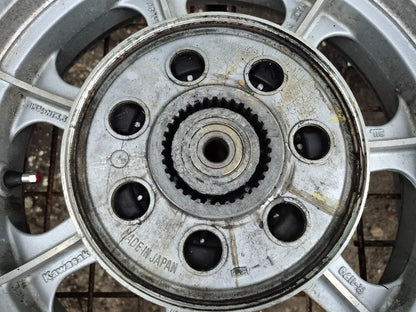 1990 Kawasaki Vn750 Vulcan Rear & Front Wheel W/ Tire Pair R 15 R 19 OEM