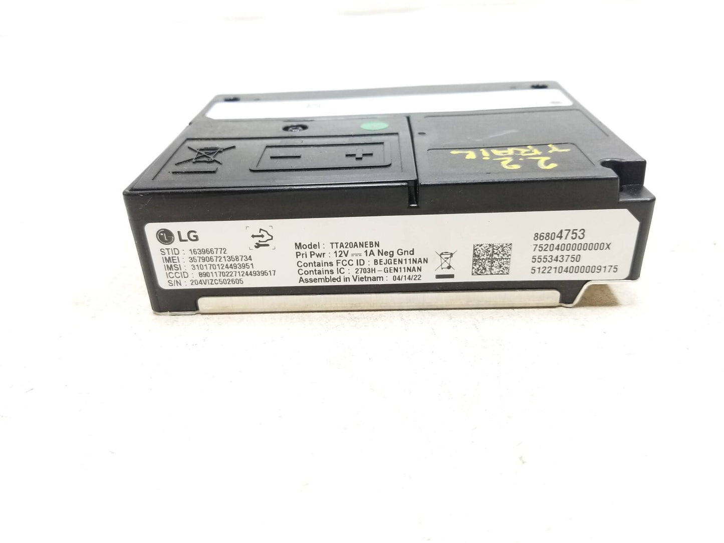 2022 Chevrolet Trailblazer Telematic Communication Control Module OEM