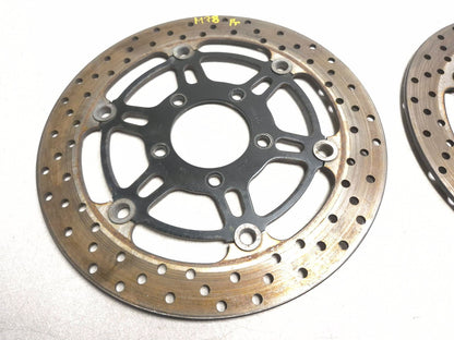 2006 Suzuki Katana Gsx600f Rear & Front Brake Disc 3 Pcs OEM