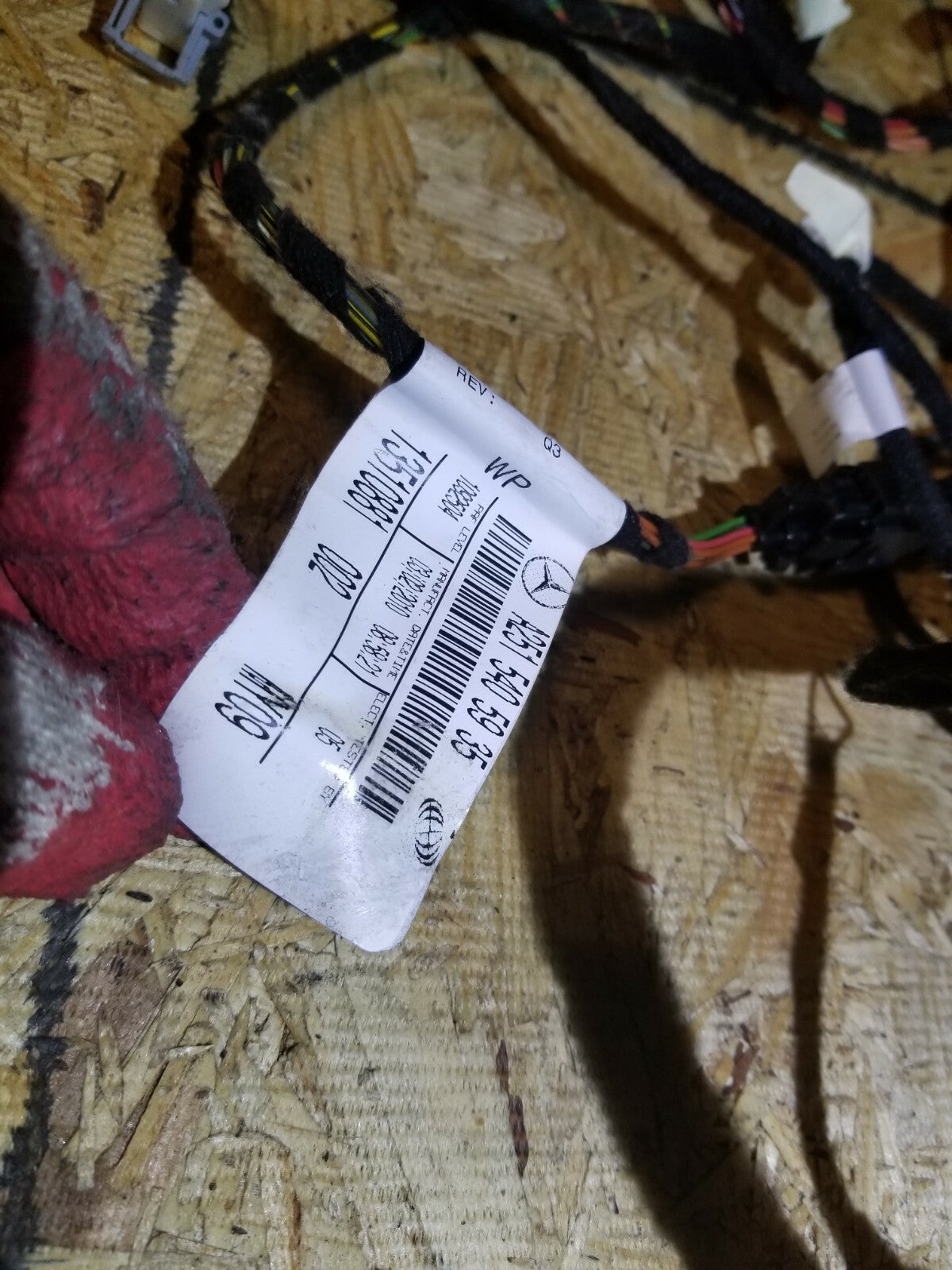 2010 Mercedes-benz R350 Dashboard Wire Harness OEM