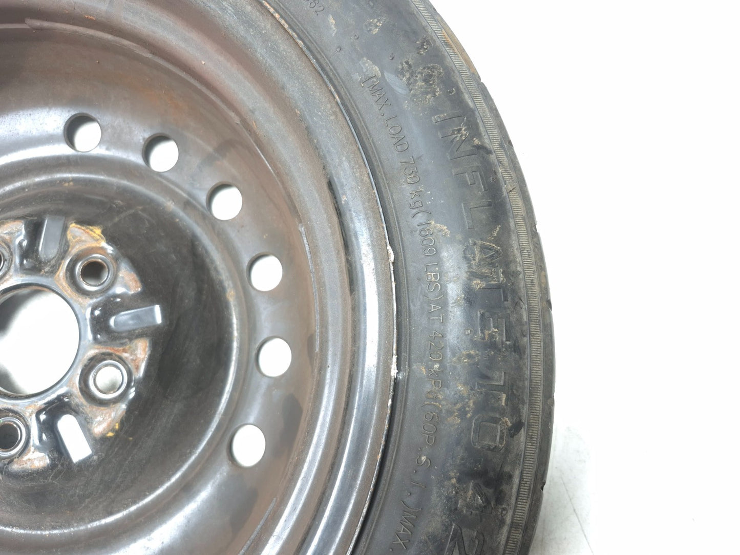 2008 Acura Tl  Spare Tire Wheel Donut Disc Rim T125/80d16 OEM