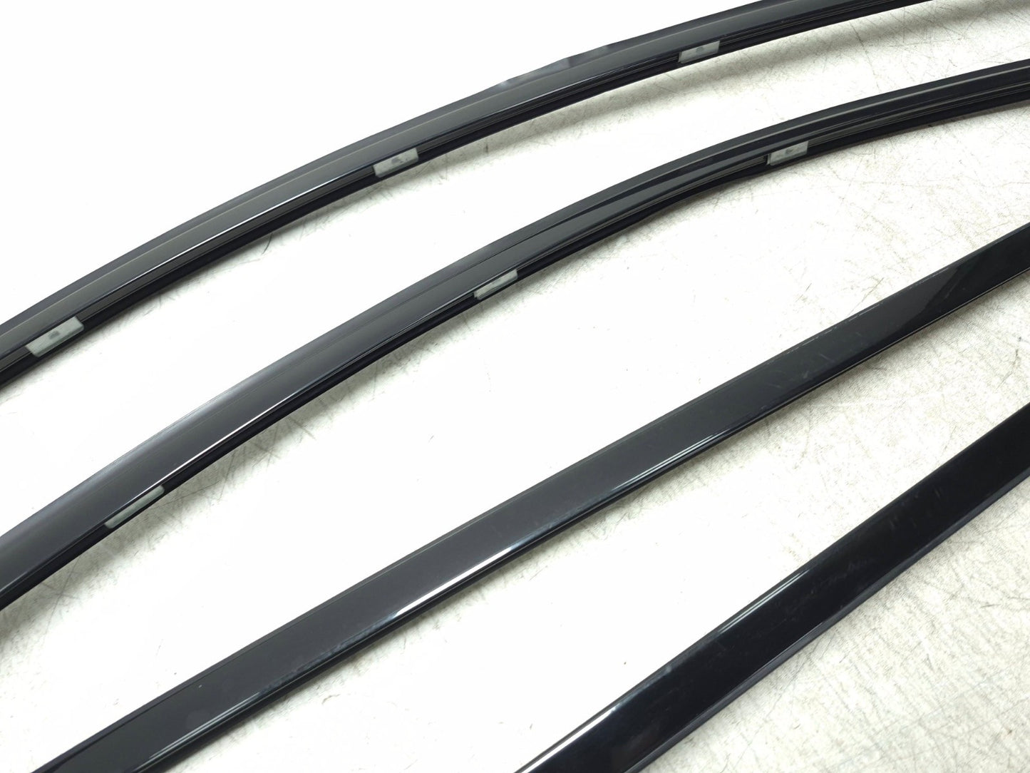 2008 BMW X6 E71 Front Windshield Drip Trim Molding Left & Right 4pcs OEM