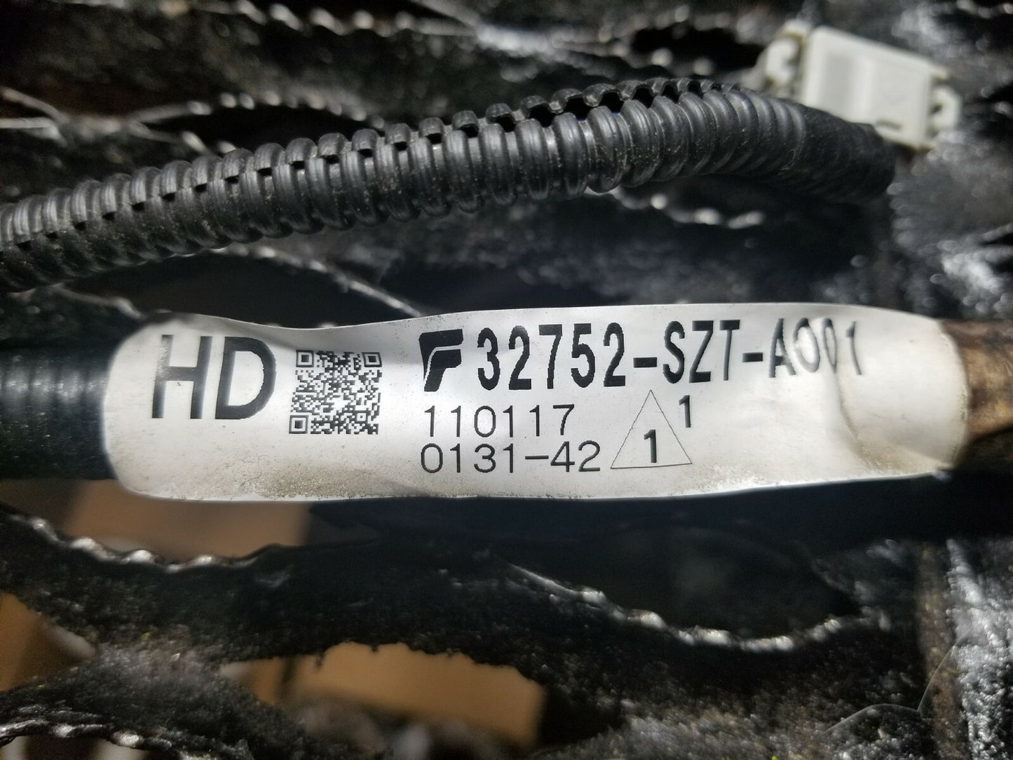 2011 Honda Cr-z Door Wire Harness Right Passenger Side OEM