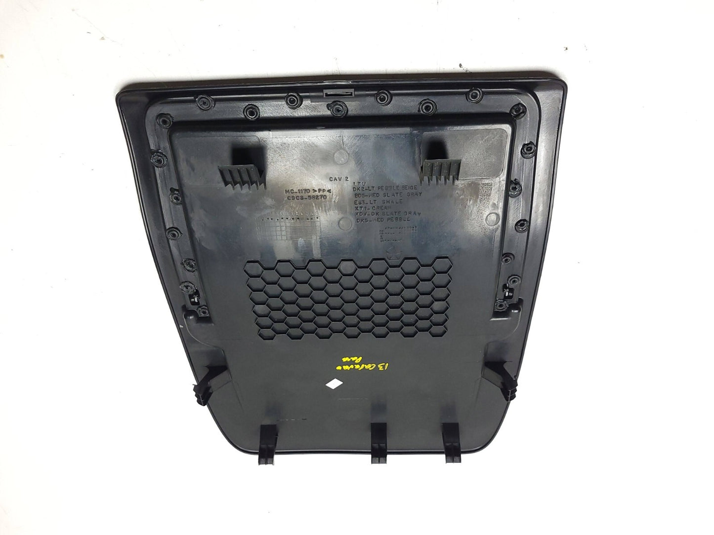 10 20 Dodge Grand Caravan Front Seat Trim Cover Panel Passenger Side Right OEM