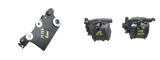 2025 Kawasaki Ninja Ex 500 Brake Caliper Front & Rear W/ Bracket 3 Pcs OEM