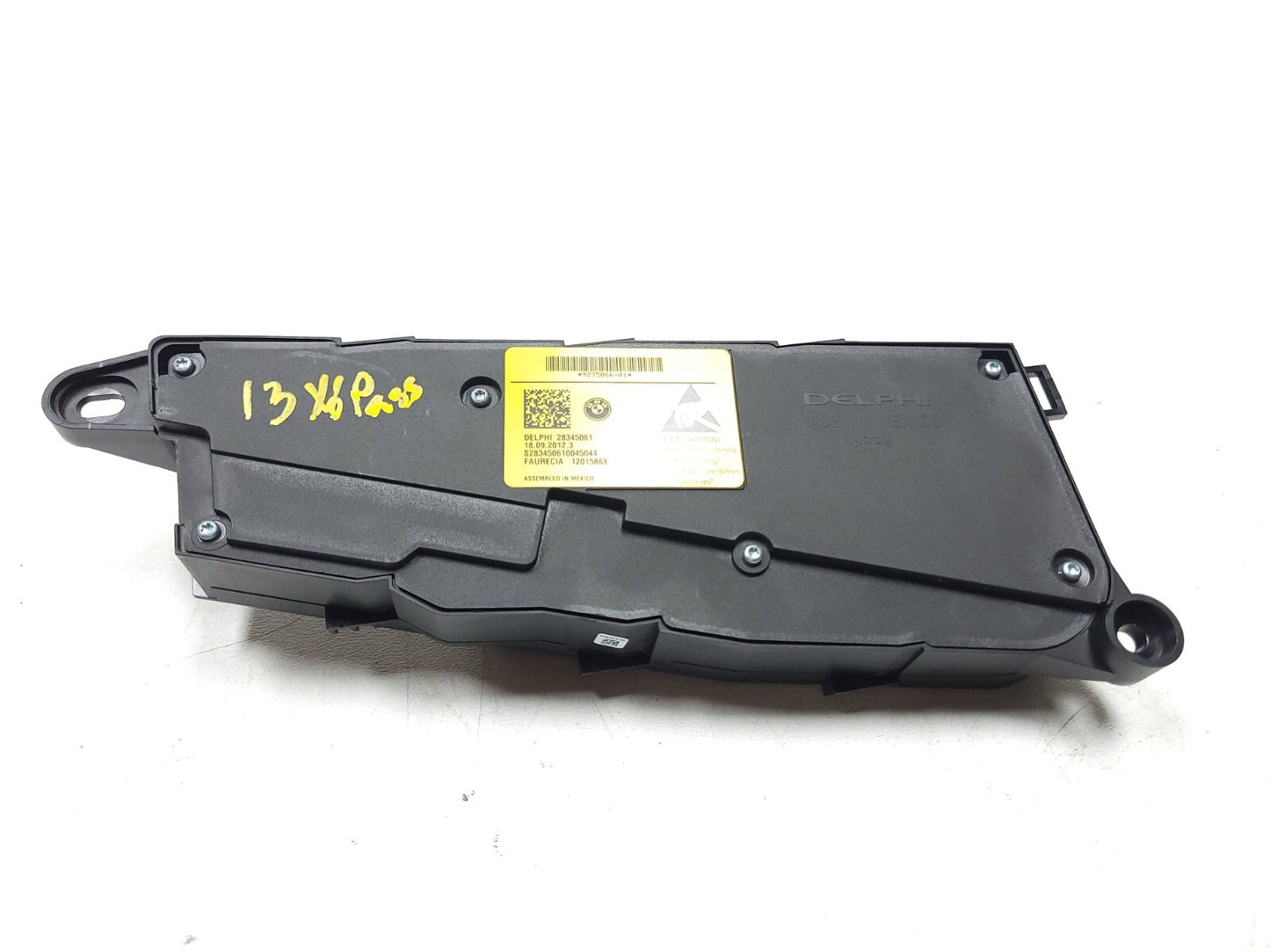 2012 - 2014 BMW X6 Front Adjustment Control Switch Driver Side Left OEM