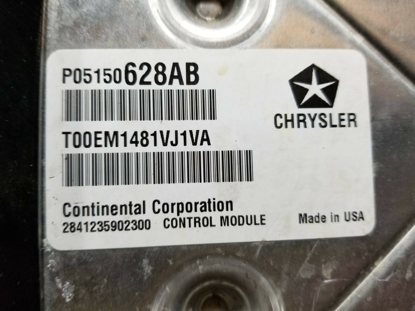 2011 Chrysler 200 S Convertible Engine Computer Control Module Ecm Ecu OEM