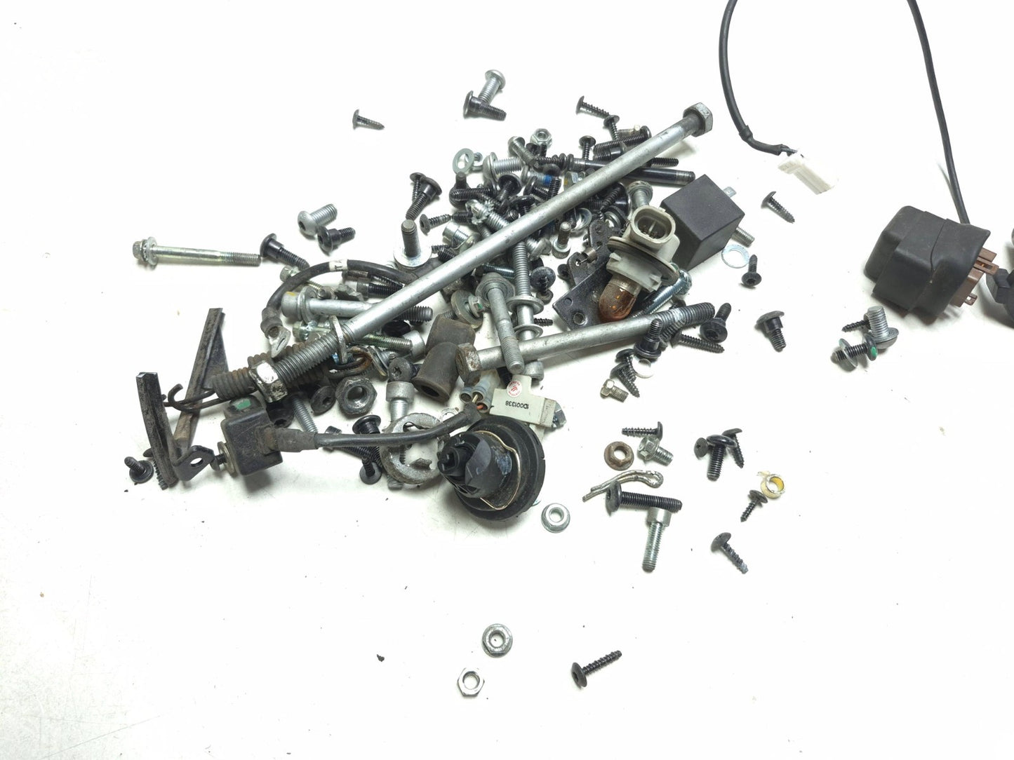 2022 Piaggio Liberty 150 Misc Bolt Hardware Bracket W/ Ignition Switch & Key OEM