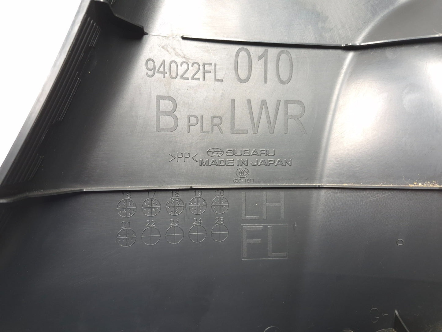 2022 Subaru Crosstrek B-pillar Lower Trim Left Right Pair OEM
