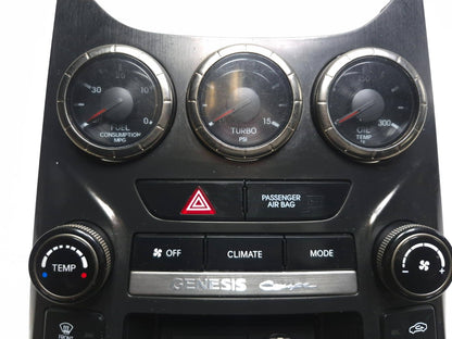 2013 Hyundai Genesis Coupe AC Heater Control Panel OEM