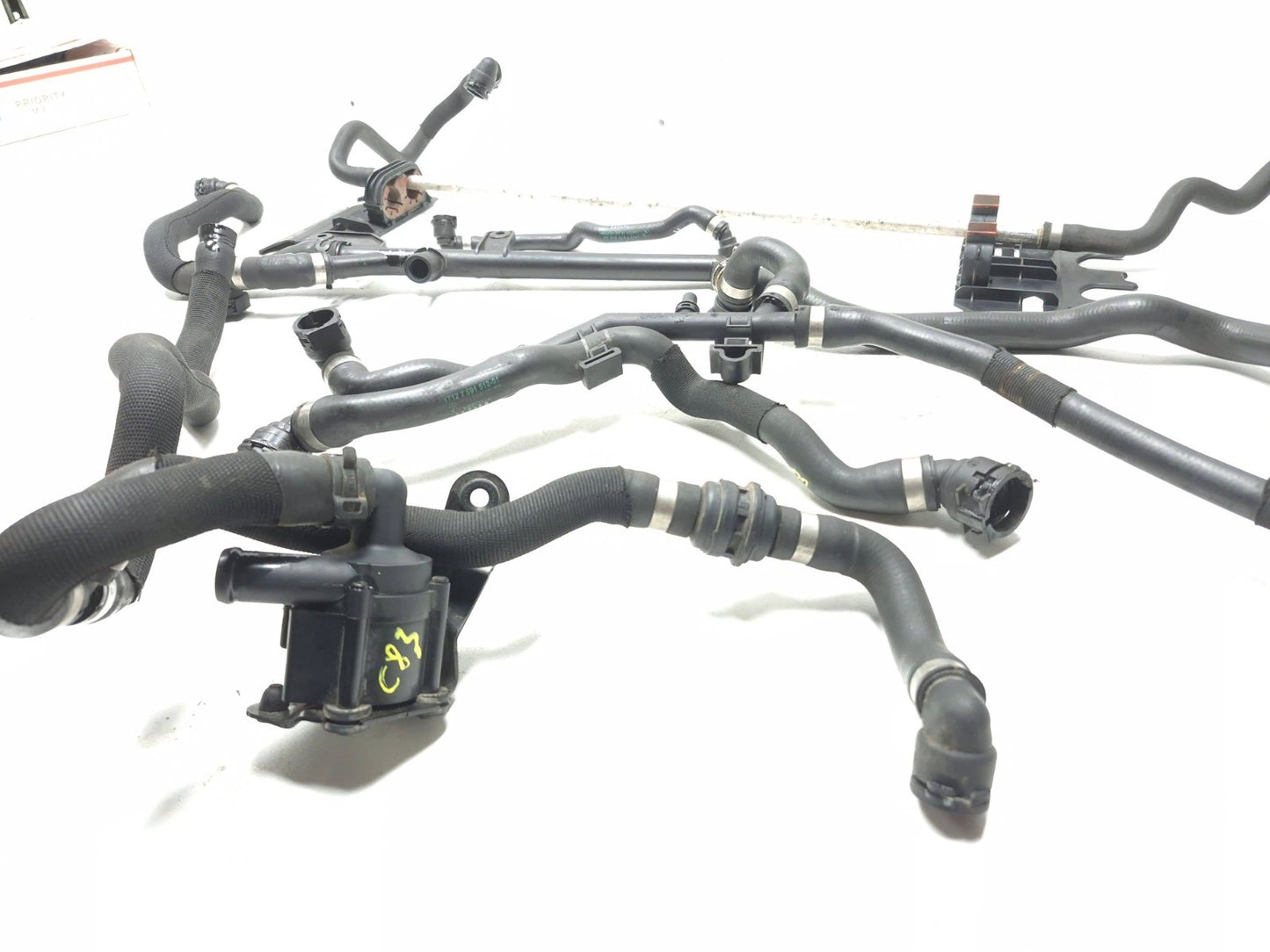 2011 BMW 750li Engine Coolant Hose Pipe Line W/ Electric Pump 9167206 Oem✅