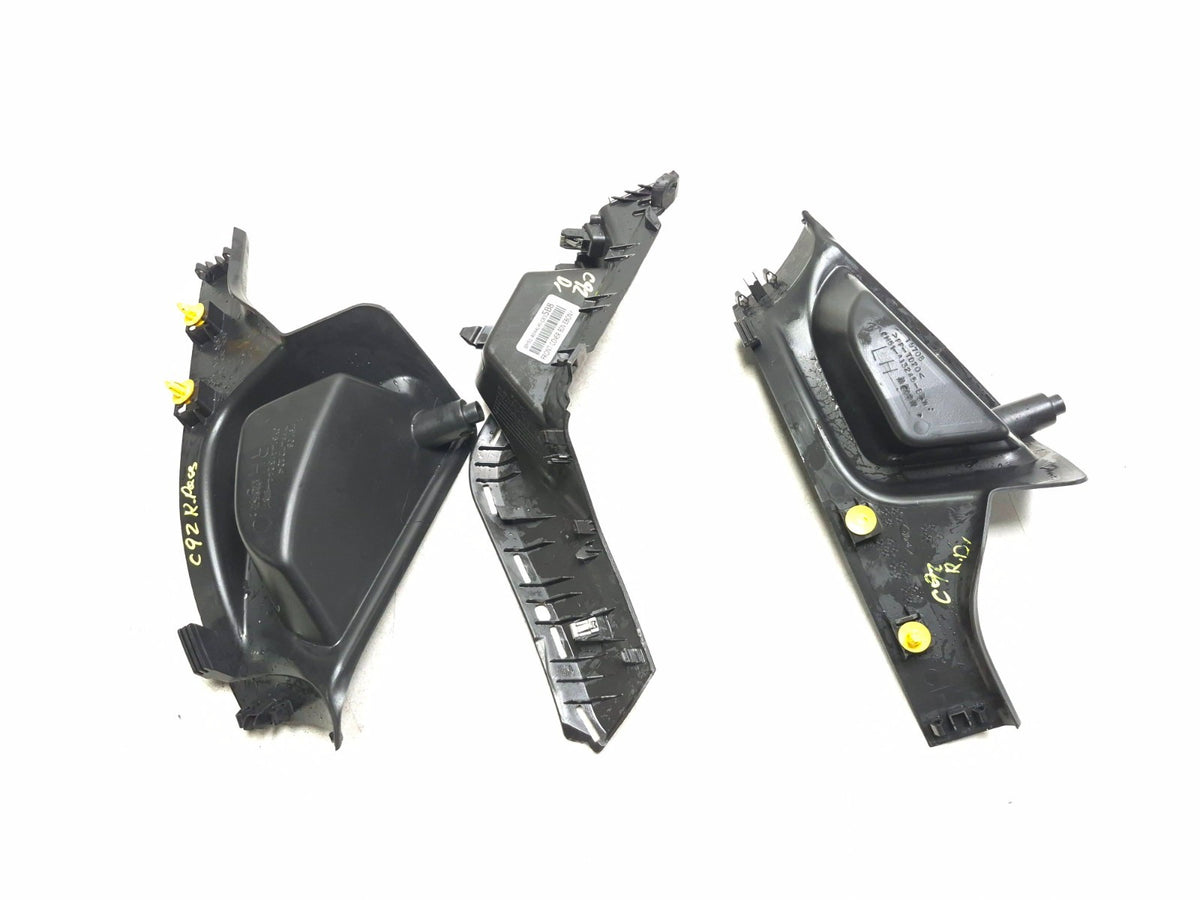 2013 Ford Focus Interior Console Trim Panel Scuff Plate 3pcs OEM