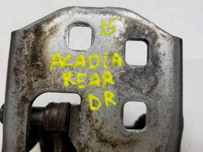 13 14 15 16 GMC Acadia Raer Door Hinge Driver Side Left OEM
