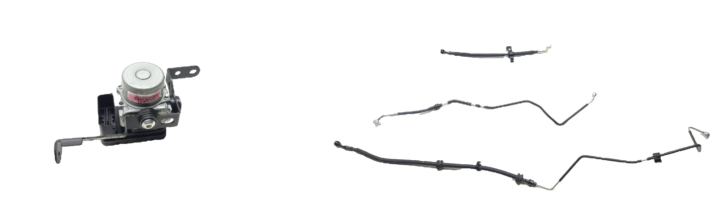 2025 Kawasaki Ninja 500 Ex500a ABS Pump Module & Brake Line 4pcs OEM