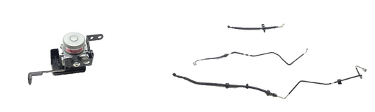 2025 Kawasaki Ninja 500 Ex500a ABS Pump Module & Brake Line 4pcs OEM