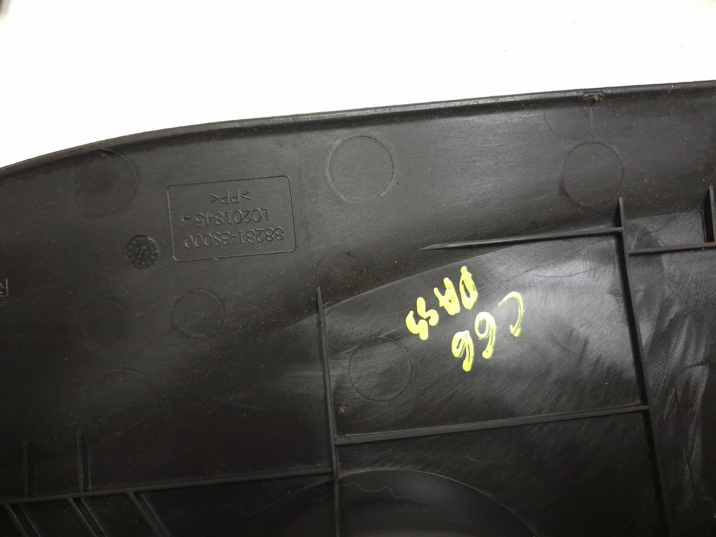 2012 Hyundai Sonata Front Seat Lower Cover Trim Right Passenger Side 3 Pcs OEM