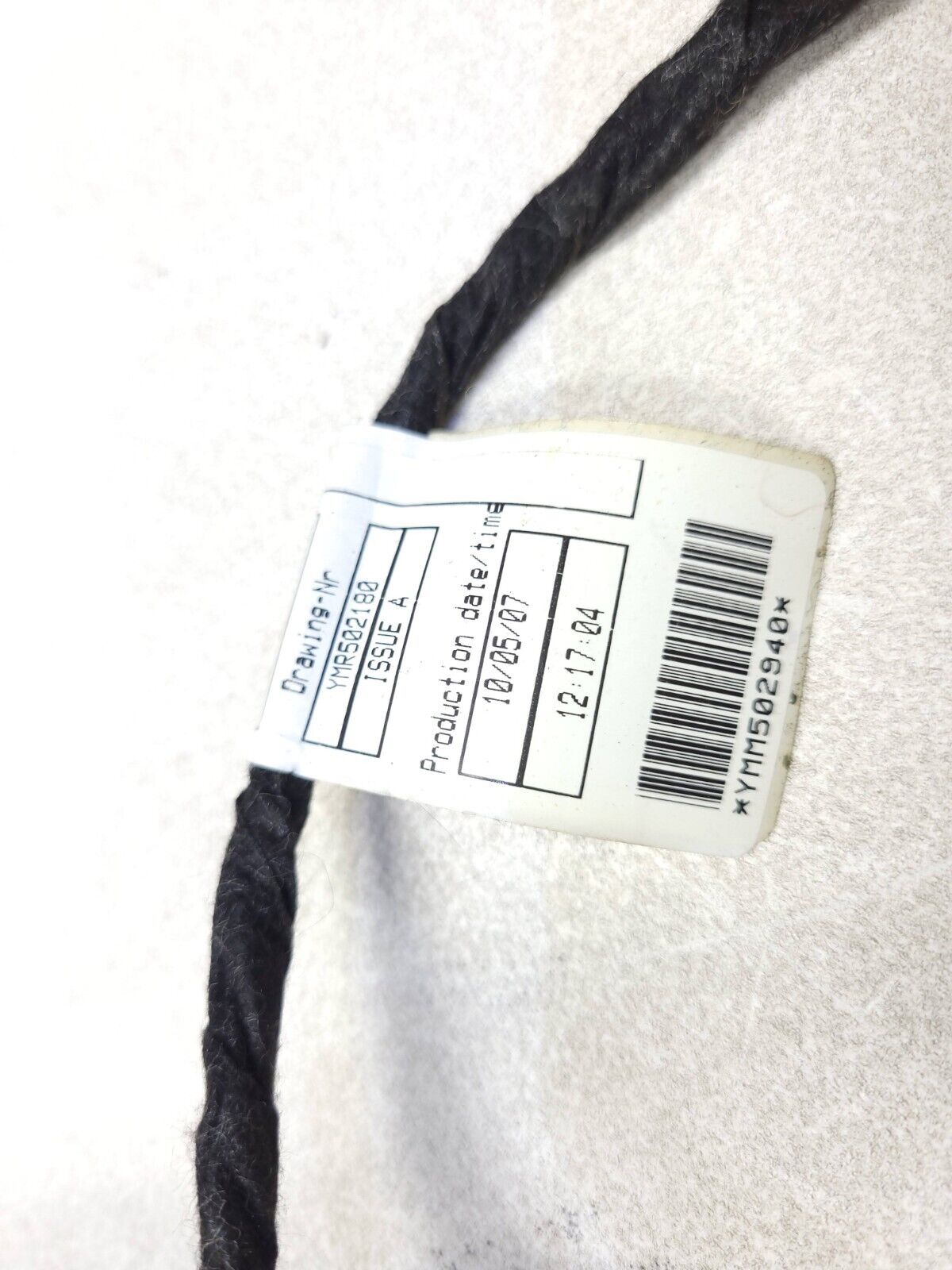 2006-2009 Range Rover Door Wire Harness Rear Right Pass Side OEM