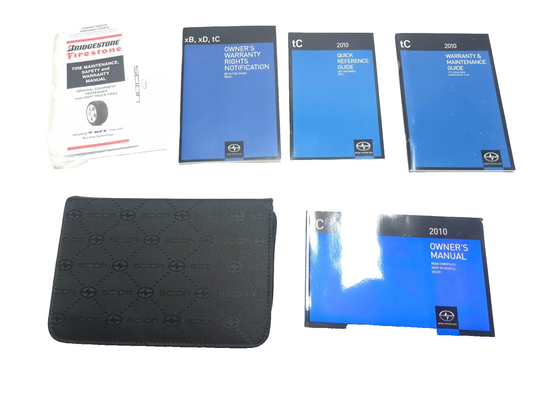 2010 Scion Tc Manual Owner OEM