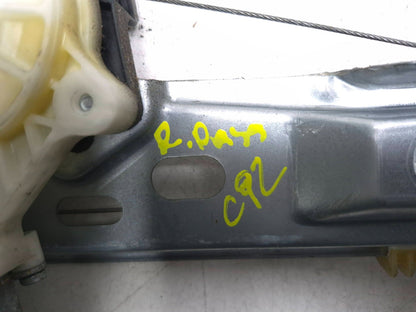 2013 Ford Focus Rear Door Window Regulator & Motor Passenger Side Right OEM