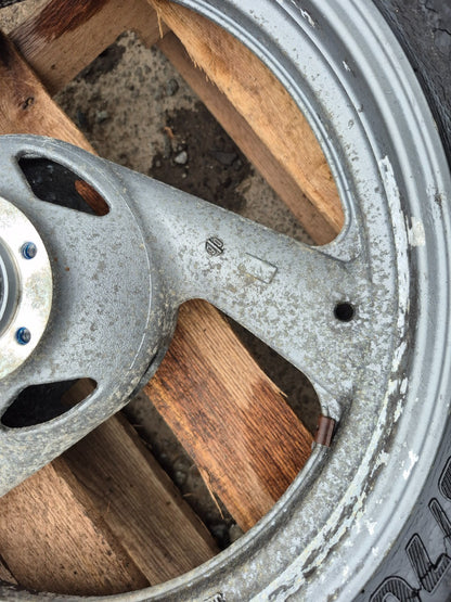 1991 Yamaha Fzr600r Front & Rear Wheel Rim OEM