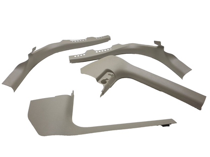 2009 - 2016 Audi A4 S4 Sedan Front Lower A Pillar Trim & Rear Lower C Pillar OEM