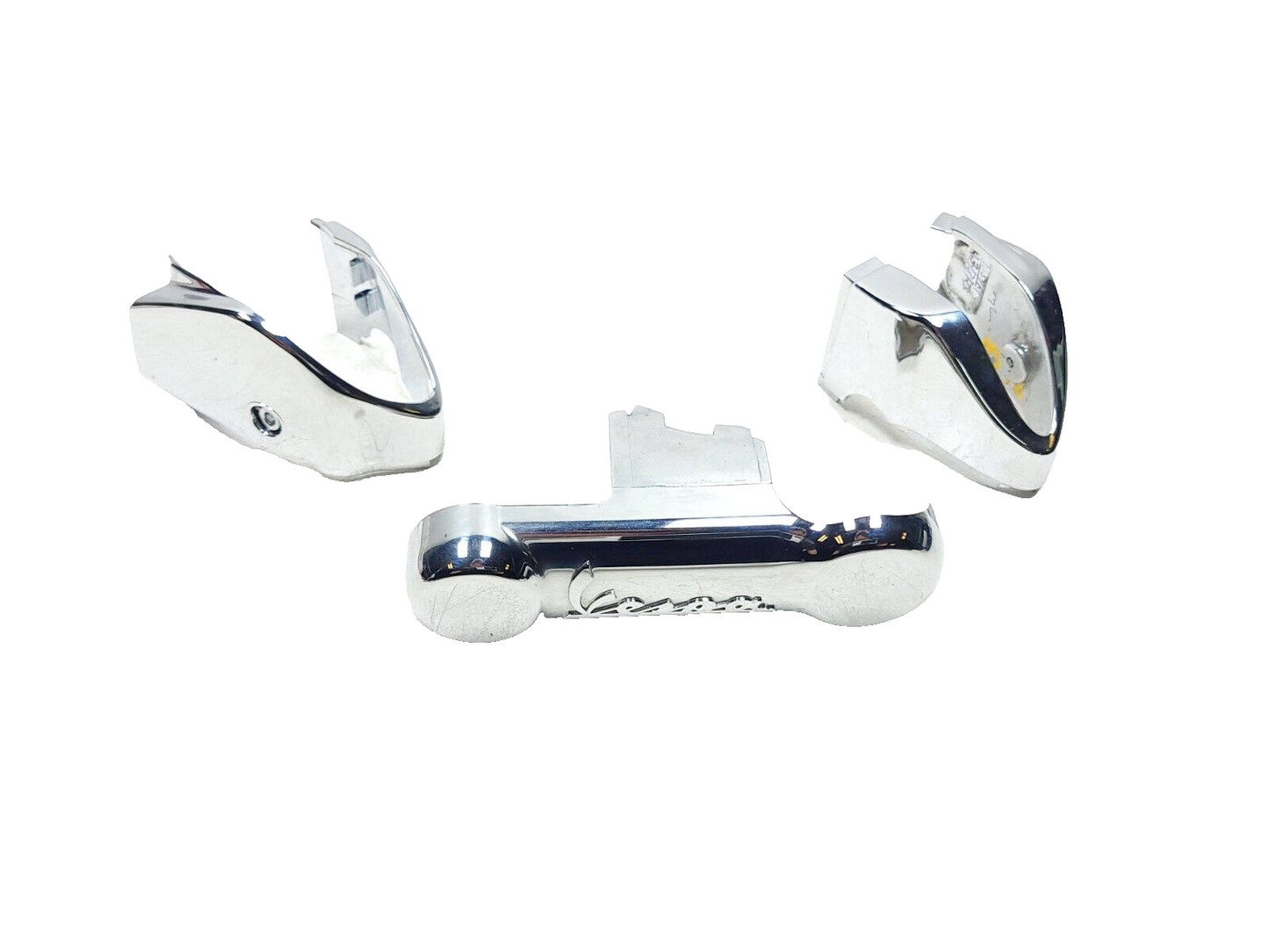 2016 - 2023 Vespa Primavera 150 Rear Turn Signal Chrome Cover Fairing 3pcs OEM