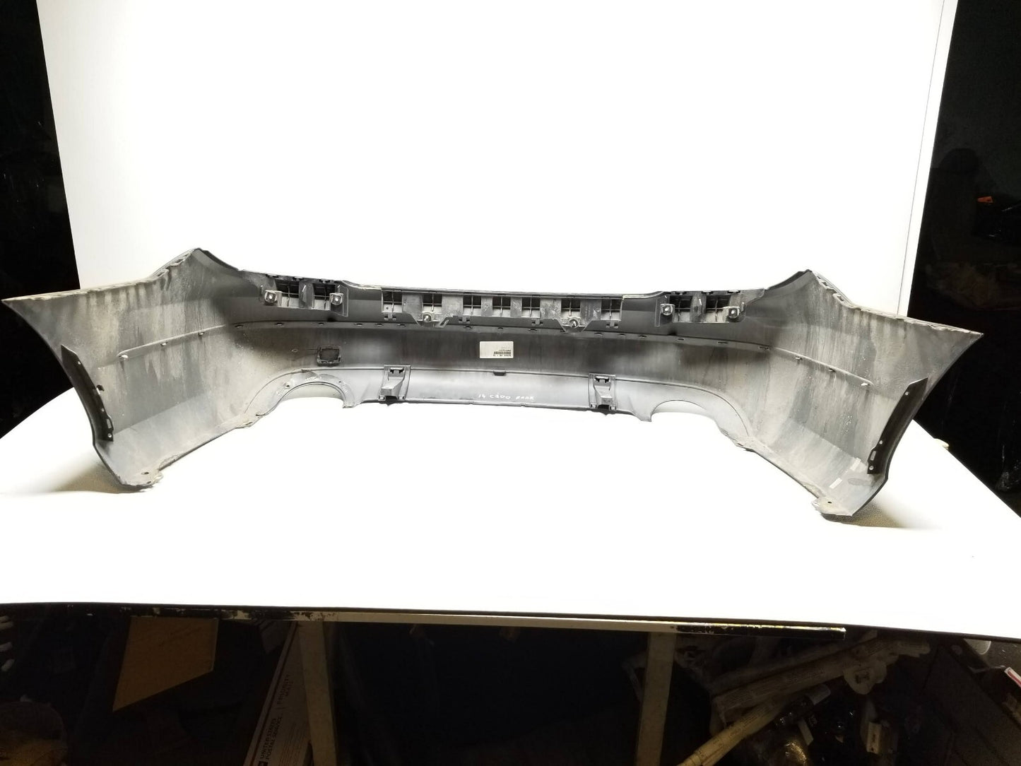 12 13 14 Mercedes C300 Rear Bumper Cover OEM *black (040u)*