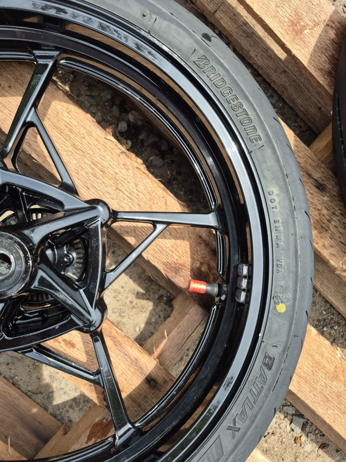 2019 Kawasaki Z400 Er400d Wheel Rim & Tire Front & Rear *straight* OEM