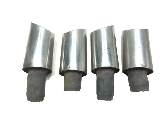 2008 Acura Tl Type-s Rear Exhaust Pipe Muffler Tip 4 Pcs OEM