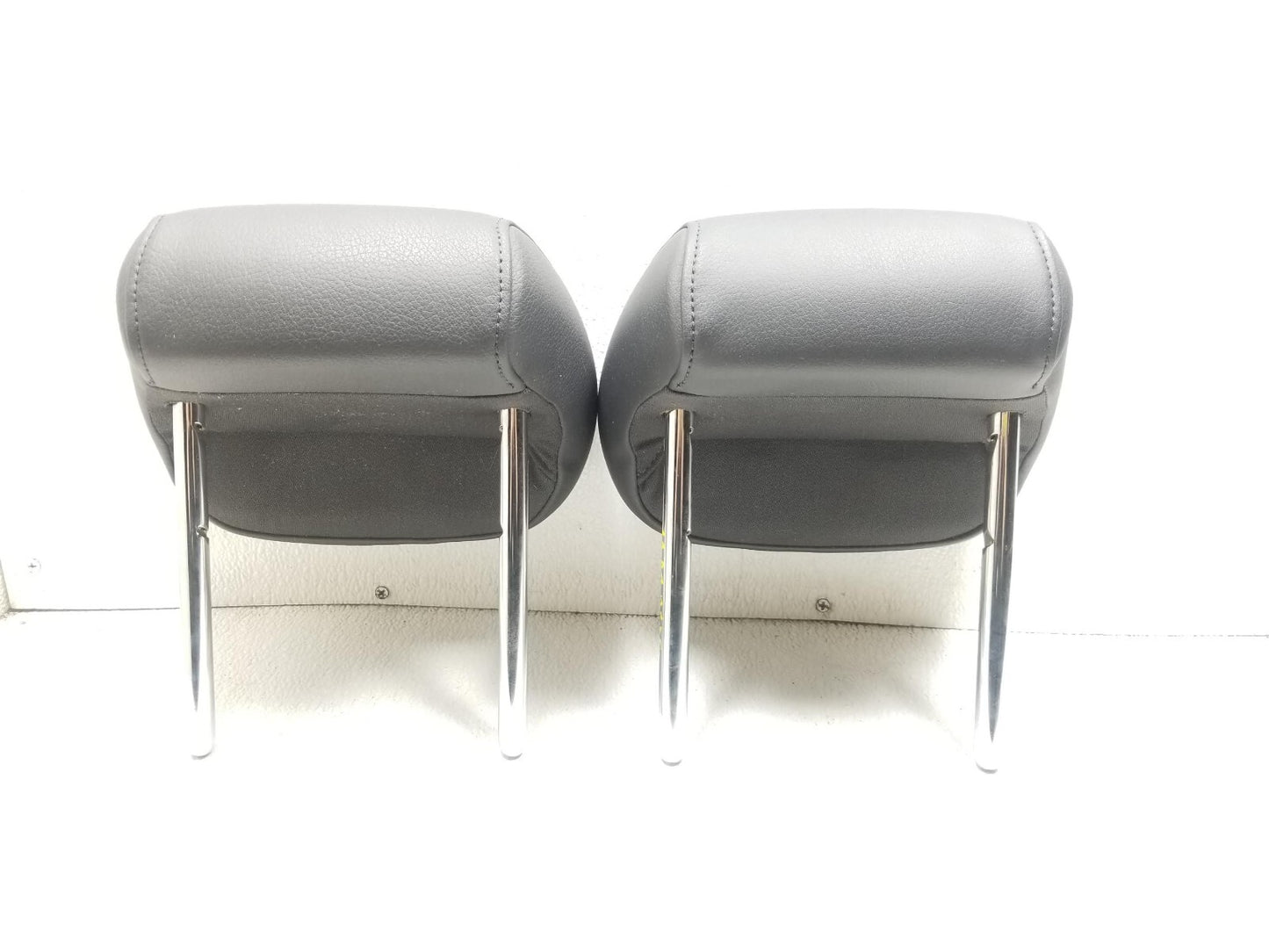 2012 Audi A7 Rear Seat Headrest Pair Left Right Gray Leather OEM