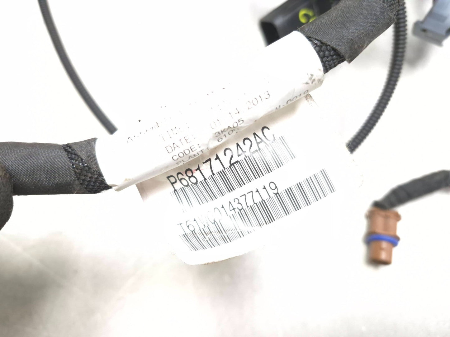 2013 Fiat 500 Turbo Body Interior Wiring Harness OEM