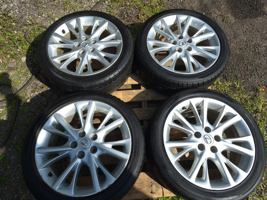 2010 Lexus Hs250h Wheel Rim W/ Tire 225/45/r18 18x7.5j Et39 7/32 4 Pcs OEM